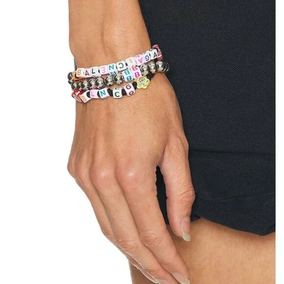 Balenciaga Keyring Bracelet in Multicolor - Picture 2 of 4